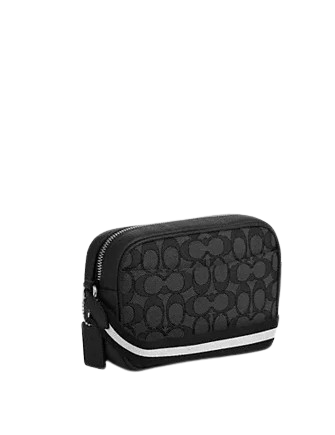 Coach Mini Jamie Camera Bag In Signature Jacquard