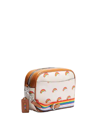 Coach Mini Jamie Camera Bag With Rainbow Print