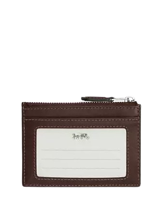 Coach Mini Skinny Id Case In Signature Jacquard