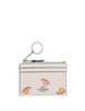 Coach Mini Skinny Id Case With Snail Print