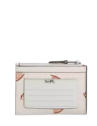 Coach Mini Skinny Id Case With Snail Print