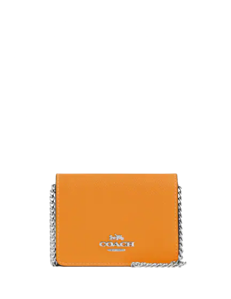 Coach Mini Wallet On A Chain In Colorblock | Brixton Baker