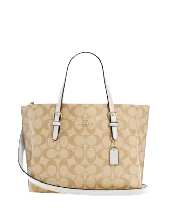 Coach Mollie Tote 25 In Signature Canvas | Brixton Baker