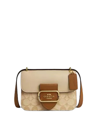 Coach Morgan Square Crossbody In Blocked Signature Canvas