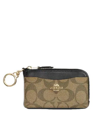 Coach Multifunction Card Case In Signature Canvas | Brixton Baker