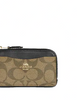 Coach Multifunction Card Case In Signature Canvas