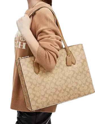 Coach Nina Carryall In Signature Canvas