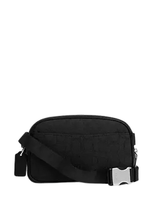 Coach Pace Belt Bag In Signature Jacquard