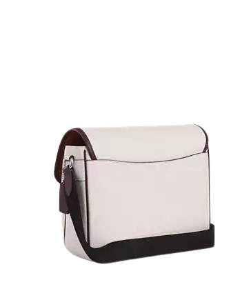 Coach Racer Messenger In Colorblock Signature Canvas