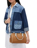 Coach Rowan Satchel Bag In Colorblock