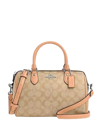 Coach Rowan Satchel Bag In Signature Canvas