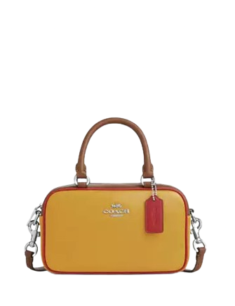 Coach Satchel Crossbody In Colorblock