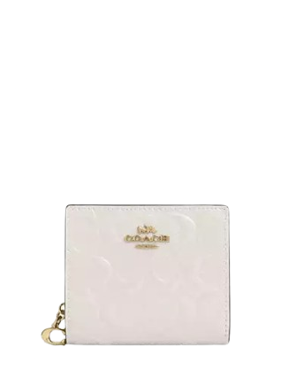 Coach Snap Wallet In Signature Leather