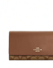 Coach Slim Trifold Wallet In Signature Canvas