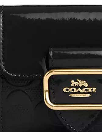 Coach Small Morgan Wallet In Signature Leather