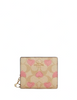 Coach Snap Wallet In Signature Canvas With Heart Print