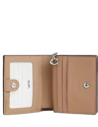 Coach Snap Wallet With Floral Print