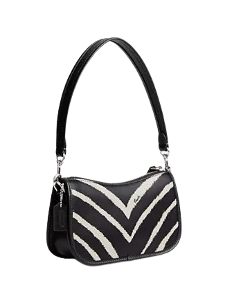 Coach Swinger Bag 20 With Zebra Print