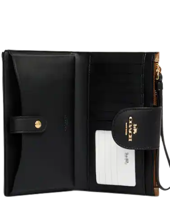 Coach Tech Wallet In Colorblock Signature Canvas