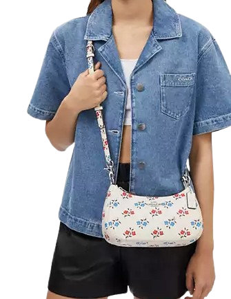 Coach Teri Shoulder Bag With Floral Print