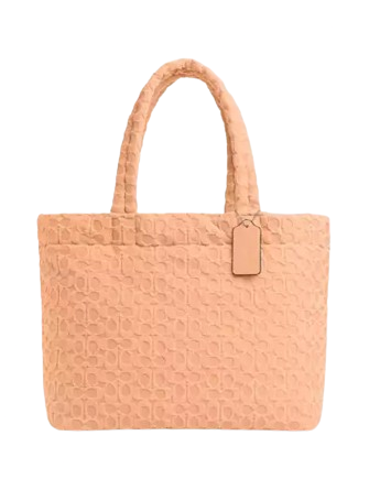 Coach Tote In Signature Terry