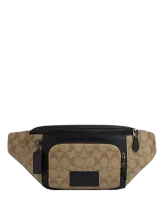 Coach Track Belt Bag In Signature Canvas