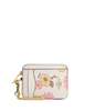 Coach Zip Card Case With Floral Cluster Print