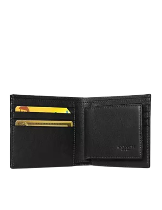 Coach 3 In 1 Wallet Black