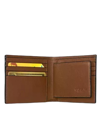 Coach 3 In 1 Wallet Dark Saddle