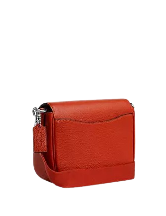 Coach Amelia Saddle Bag Deep Orange