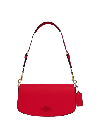 Coach Andrea Shoulder Bag Bold Red