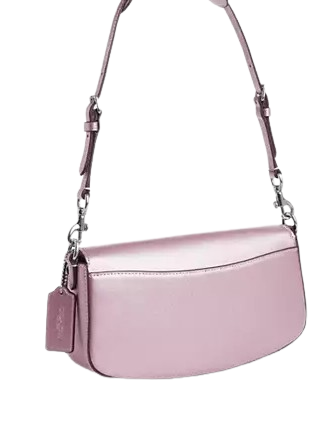 Coach Andrea Shoulder Bag Metallic Pink