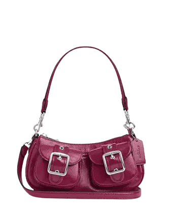 Coach Ashton Baguette Bag Pink 