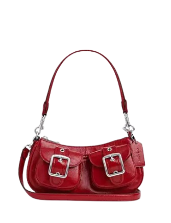 Coach Ashton Baguette Bag Red