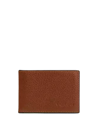 Coach Compact Billfold Wallet Sienna