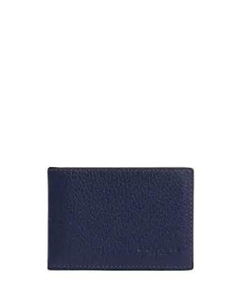 Coach Compact Billfold Wallet True Navy