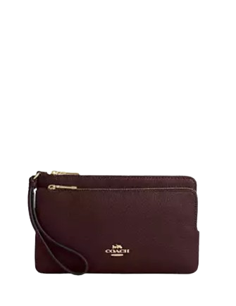 Coach Double Zip Wallet