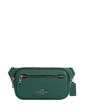 Coach Elias Mini Belt Bag Emerald