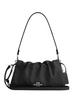 Coach Faye Shoulder Bag With Ruching Black