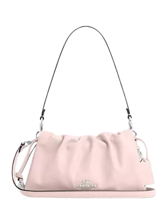 Coach Faye Shoulder Bag With Ruching Blush