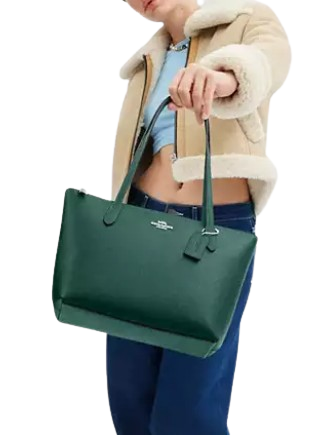 Coach Fiona Zip Tote Bag Emerald Green 