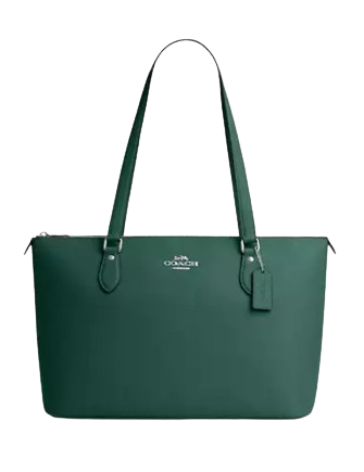 Coach Gallery Tote Emerald Green