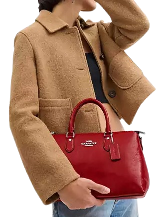 Coach Georgia Satchel Bag Red 