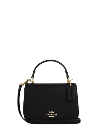 Coach Lysa Top Handle Bag Black