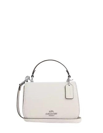 Coach Lysa Top Handle Bag Chalk