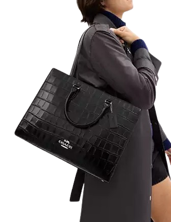 Coach Maggie Tote Bag Black