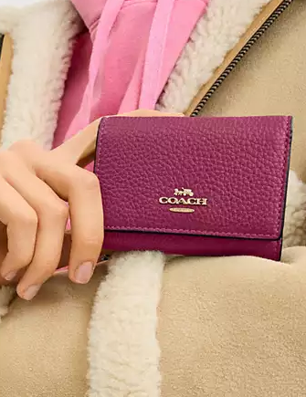 Coach Micro Wallet Pink