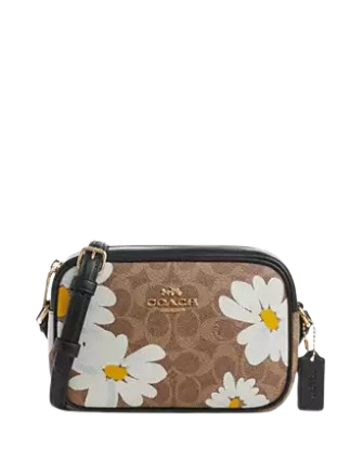 Coach Mini Jamie Camera Bag In Signature Canvas With Floral Print