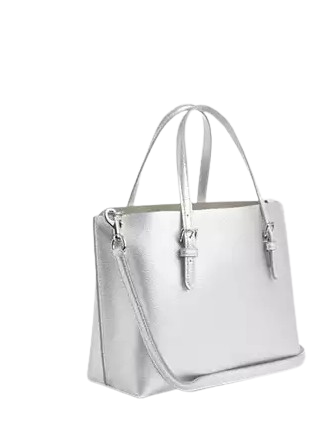 Coach Mollie Tote Bag 25 Light Silver 