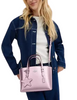 Coach Mollie Tote Bag 25 Metallic Pink